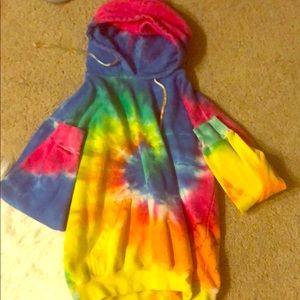 And cute tie dye hoodie!  🌈